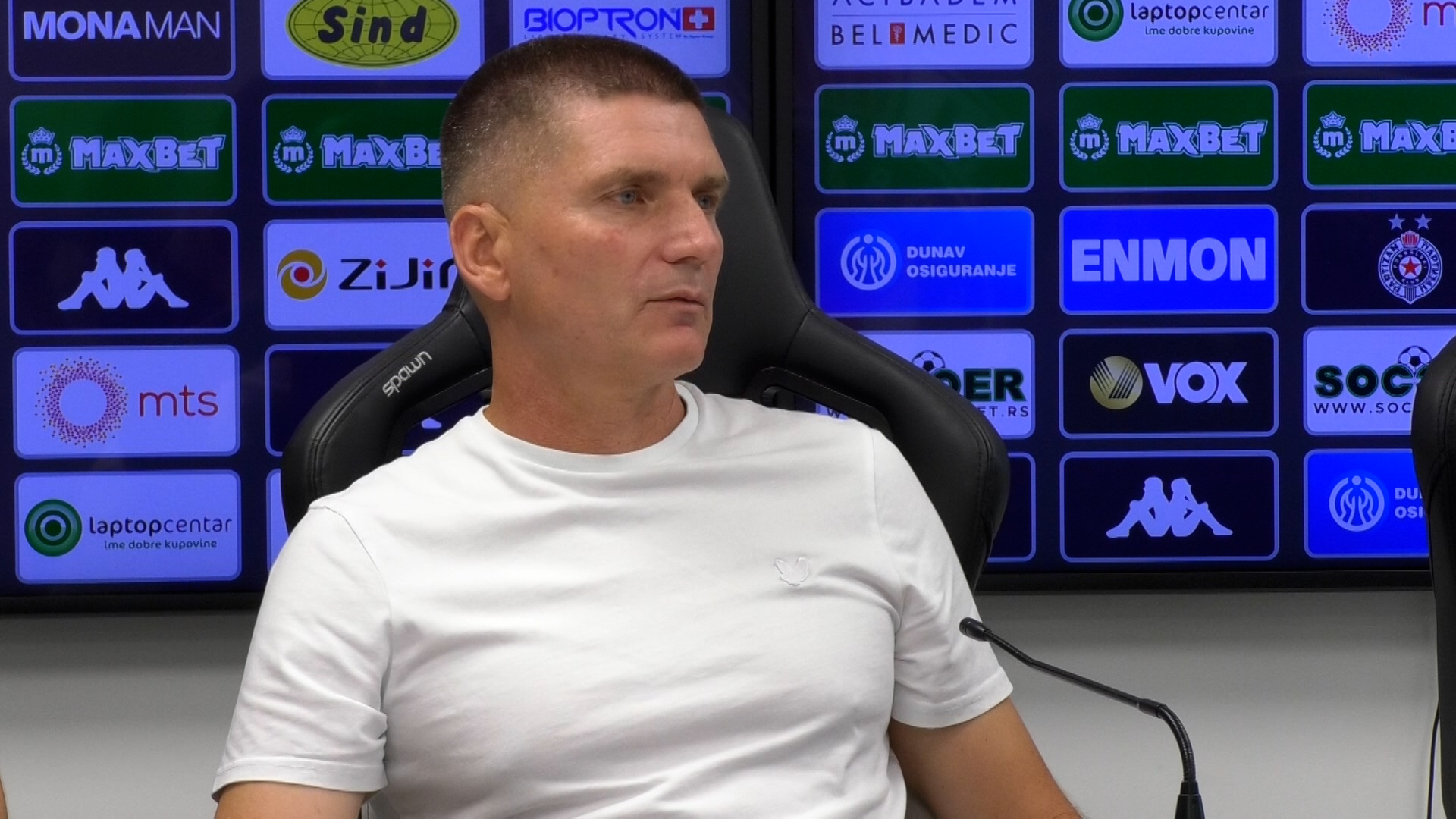 Beograd, Srdjan Blagojevic trener FK Partizan, o poredjenju Hibrernijana sa prethodne dve ekipe sa kojima je FK Partizan igrao Beograd, Srdjan Blagojevic trener FK Partizan, o poredjenju Hibrernijana sa prethodne dve ekipe sa kojima je FK Partizan igrao